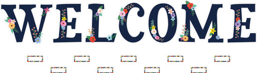 Teacher Created Resources Wildflowers Welcome Bulletin Board (TCR6695)