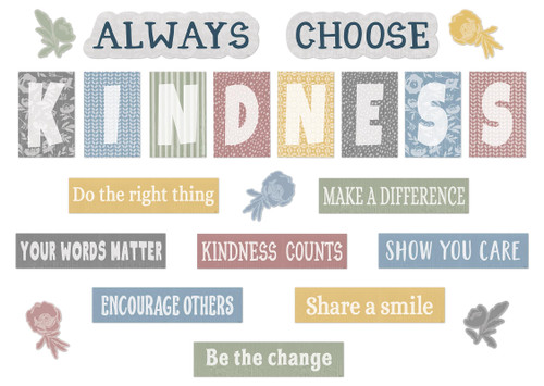 Teacher Created Resources Classroom Cottage Always Choose Kindness Bulletin Board (TCR7172)