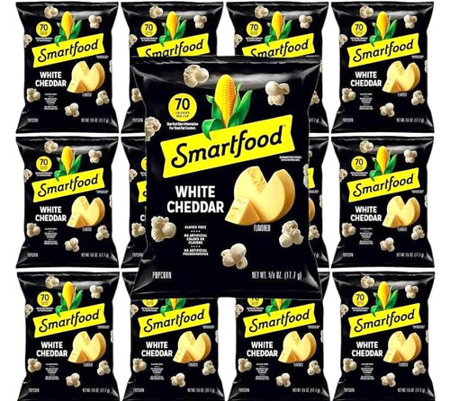Smartfood White Cheddar Popcorn, 0.625oz, 10 Count