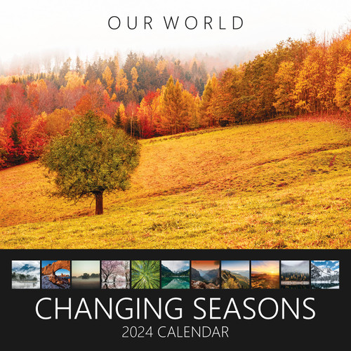 Seasons Calendar 2024. Changing Seasons Scenic Calendar 2024 12 Month Wall Calendar. Gift for Nature Lovers. Nature Wall Calendars 2024 by Our World