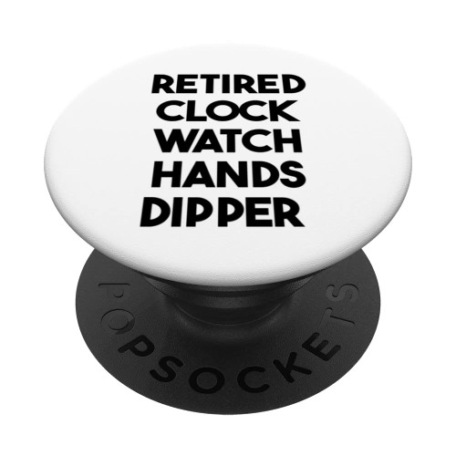 Retired Clock Watch Hands Dipper PopSockets Swappable PopGrip