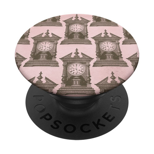 Old Vintage Clock Steampunk Antique PopSockets Swappable PopGrip