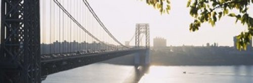 Posterazzi PPI84453S Across The River George Washington Bridge City New York State USA Poster Print, 18 x 6 Posterazzi PPI84453S Across The River George Washington Bridge City New York State USA Poster Print, 18 x 6