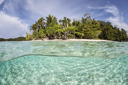 Posterazzi Clear warm waters surround a remote island in Raja Ampat Indonesia Poster Print (17 x 11) Posterazzi Clear warm waters surround a remote island in Raja Ampat Indonesia Poster Print (17 x 11)