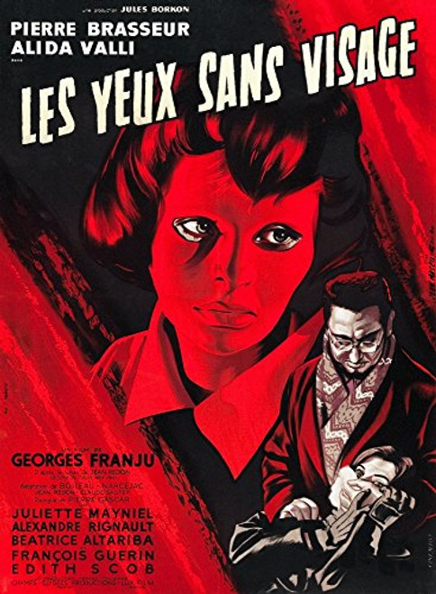 Posterazzi Eyes Without A Face (Aka Les Yeux Sans Visage) Edith Scob Pierre Brasseur 1959. Movie Masterprint Poster Print, (11 x 17)