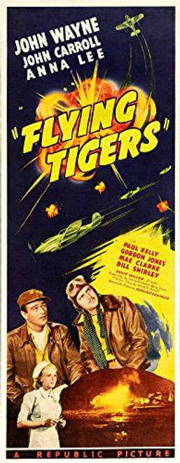 Posterazzi Flying Tigers Clockwise from Bottom Left: Anna Lee Wayne John Carroll 1942. Movie Masterprint Poster Print (11 x 17) Posterazzi Flying Tigers Clockwise from Bottom Left: Anna Lee Wayne John Carroll 1942. Movie Masterprint Poster Print (11 x 17)