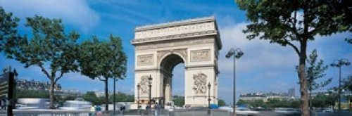 Posterazzi PPI65916S France Paris Arc de Triomphe Poster Print 18 x 6