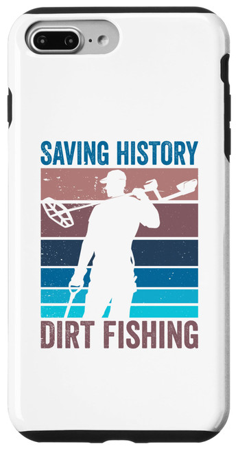 iPhone 7 Plus/8 Plus Saving History Dirt Fishing Hobby Metal Detecting Detector Case