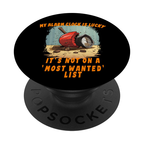 Happy Alarm Clock Costume for Most Wanted PopSockets Standard PopGrip