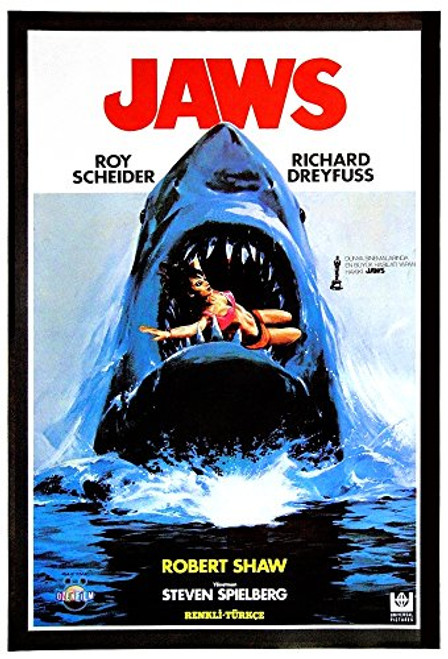 Posterazzi Jaws Turkish Art 1975 Movie Masterprint Poster Print (11 x 17) Posterazzi Jaws Turkish Art 1975 Movie Masterprint Poster Print (11 x 17)