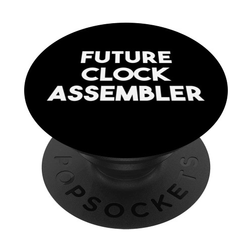 Future Clock Assembler PopSockets Swappable PopGrip