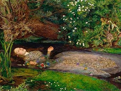 Posterazzi Ophelia Poster Print by John Everett Millais (11 x 14)