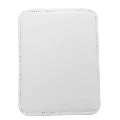 DRESSOOS Vanity Mirror Portable Cosmetic Mirror Small Cosmetic Mirror Tabletop Makeup Mirror Makeup Stand Mirror Standing Cosmetic Mirror Mirrors Miss Fold White PVC Decorative Mirror