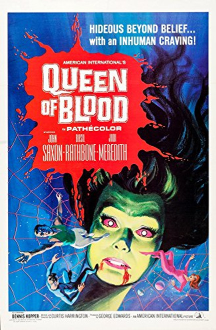 Posterazzi Queen of Blood Us Art Florence Marley 1966 Movie Masterprint Poster Print (11 x 17)