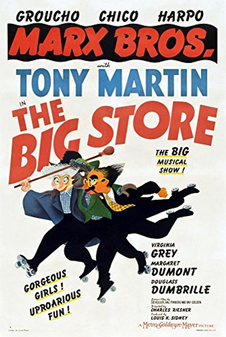 The Big Store Us Poster The Marx Brothers-From Left Harpo Marx Chico Marx Groucho Marx 1941 Movie Poster Masterprint (11 x 17) The Big Store Us Poster The Marx Brothers-From Left Harpo Marx Chico Marx Groucho Marx 1941 Movie Poster Masterprint (11 x 17)