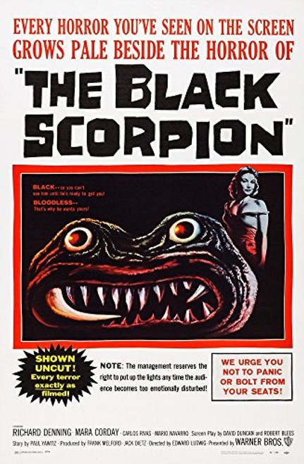 Posterazzi The Black Scorpion Right: Mara Corday Art 1957 Movie Masterprint Poster Print (11 x 17)
