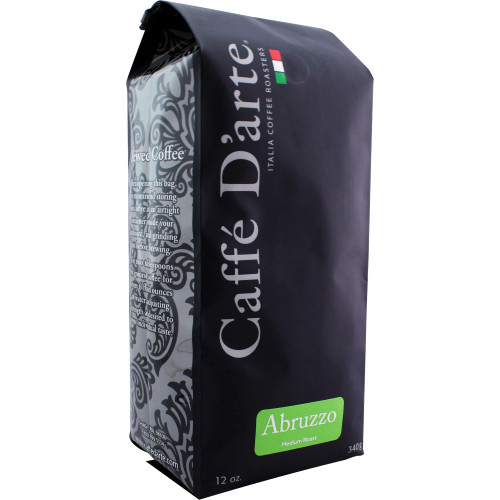 Caffe D'arte Abruzzo Whole Bean Coffee, 12 Ounce