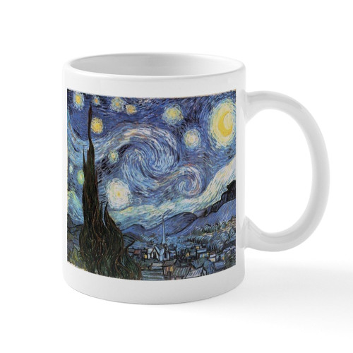 CafePress Van Gogh Starry Night Mug 11 oz (325 ml) Ceramic Coffee Mug