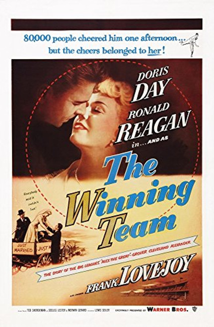 Posterazzi The Winning Team from Left: Ronald Reagan Doris Day 1952. Movie Masterprint Poster Print (11 x 17) Posterazzi The Winning Team from Left: Ronald Reagan Doris Day 1952. Movie Masterprint Poster Print (11 x 17)