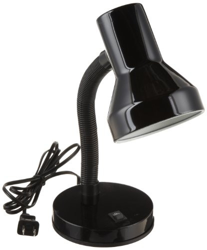 Ginsberg Scientific Gooseneck Lamp, 60W, 13" Height, Black