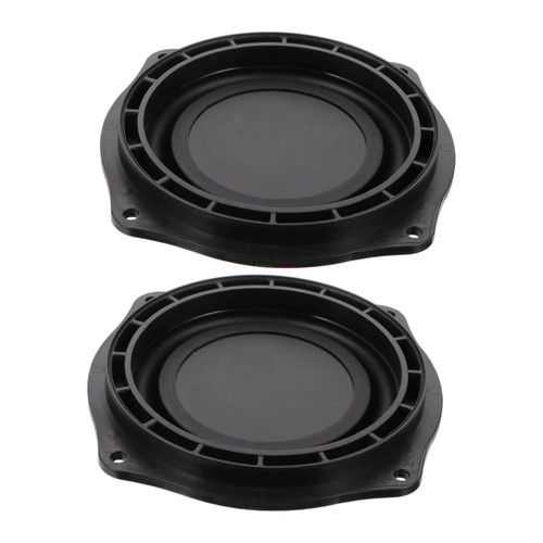 2pcs 4 Speaker Vibration Bass Vibration Membrane Woofer Plate Loudspeaker Diaphragm Plate Audio Speaker Diaphragm Woofer Radiator Membrane Speakers Shooter Car Iron