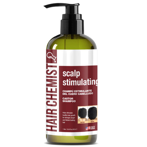 Hair Chemist Scalp Stimulating Castor Oil Shampoo 33.8 oz. - Castor Oil Hair Shampoo Hair Chemist Scalp Stimulating Castor Oil Shampoo 33.8 oz. - Castor Oil Hair Shampoo