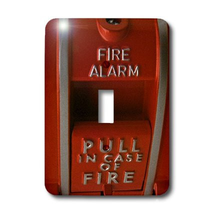 3dRose lsp_33152_1 Red Fire Box Toggle Switch, Multi-Color