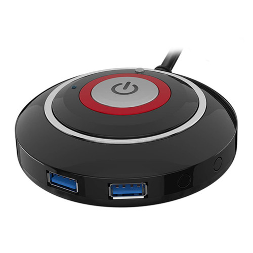 Gatuida USB Button Computer Desktop Power Button Computer Case Power Button Computer Part Button for Internet Cafe Desktop Computer Case Reset Button Computer Supply USB Abs Audio Port