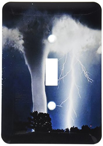 3dRose lsp_44853_1 Tornado and Lightning Toggle Switch