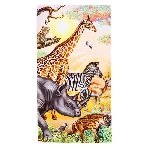 Northwest Classics Beach Towel, 30" x 60", Safari 2