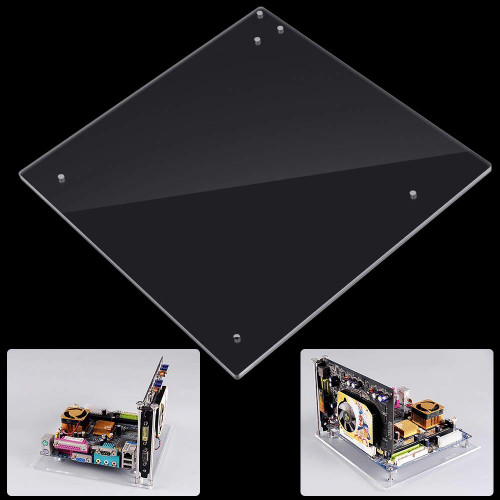 Open Frame Transparent, Overlock Computer Case DIY Base ATX Motherboard Tray Acrylic pc Acrylic m ATX Stand for ITX Motherboard
