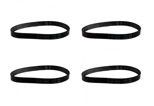 Newpowergear (4) Energy Upright Vacuum Belts for Sharp EC-T4840, EC-T4880, EC-T5180, EC-TU2607, EC-TU2608, EC-TU2609