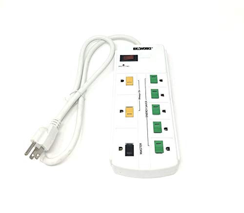IdeaWorks JB8184 Electrical Power Strip White