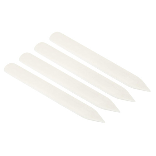 PATIKIL 6" Bone Folder Creaser, 4 Pack Paper Creaser Straight Scoring Folding Creasing Origami Tool for DIY Handmade Burnishing Bookbinding and Paper Crafts, White-1