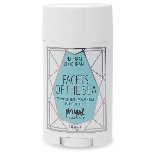 Primal Elements Natural Deodorant, 2.65 Ounce, Bergamot Scent, Unisex