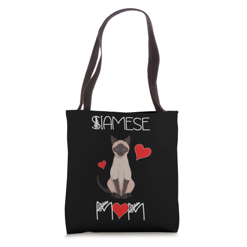Siamese Mom Cat Loving Apparel Siamese Cat Tote Bag