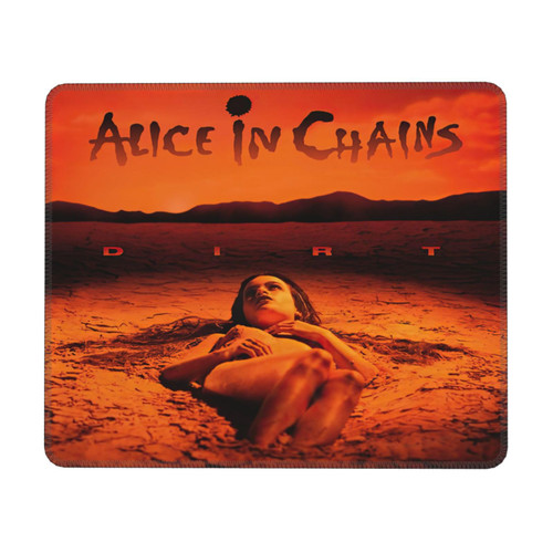 Alice Rock in Music Chains Band Dirt Gaming Mouse Pads Small Mouse Pads for Desk Computer Mouse Mat with Easy Gliding 7 X 8.6 in