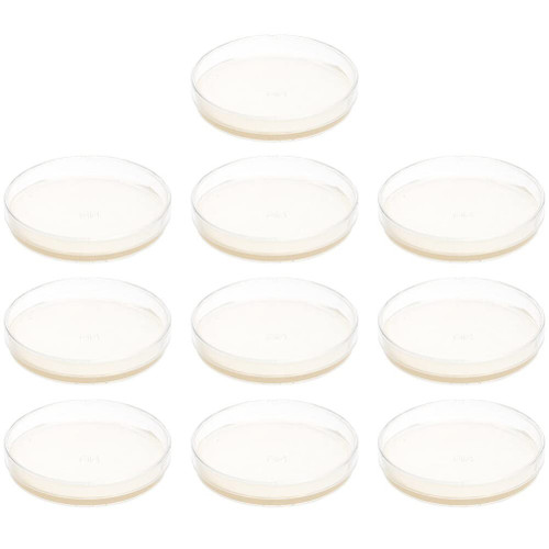 Healeved Prepoured Agar Plates 10pcs 7cm Agar Petri Dishes Science Experiment Supplies for Mushroom Cultivation and Science Fair Projects