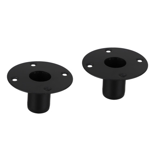 Abaodam 2 Pcs Speaker Iron Bottom Speaker Feet Speaker Top Hat Speaker Mounting Base Metal Bracket Speaker Holder Speaker Isolation Spike Dj Stand Tripod Speaker Stand Speakers Speaker Pad