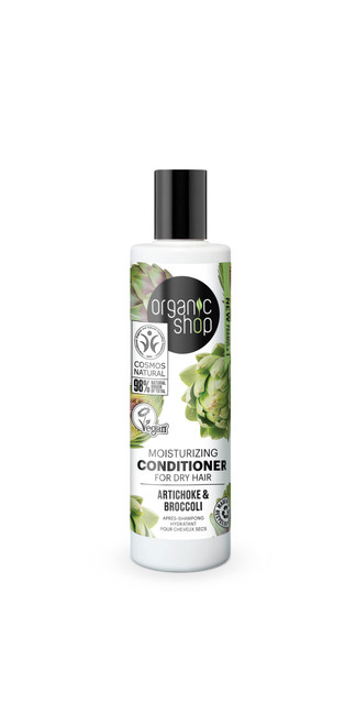 Organic Shop Artichoke and Broccoli Moisturizing Conditioner Dry Hair 9.47 fl oz