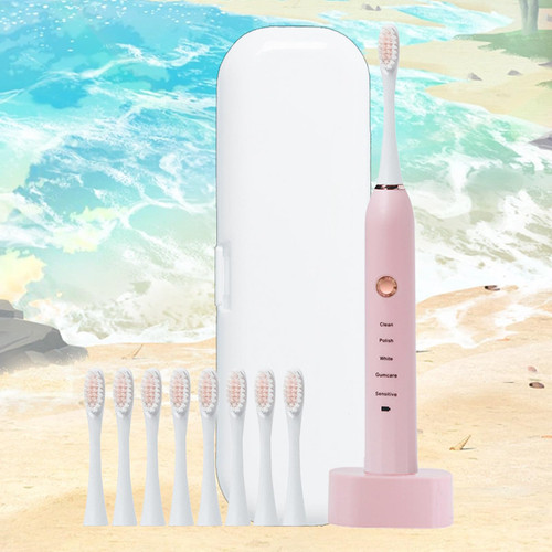 Fufafayo Electric Toothbrush for Adults, Electric Toothbrush Low Noise, Portable Smart Timer Electric Toothbrush, Electric Toothbrush Travel, Online Shopping Ipx7 Electric Toothbrush Vibration Fufafayo Electric Toothbrush for Adults, Electric Toothbrush Low Noise, Portable Smart Timer Electric Toothbrush, Electric Toothbrush Travel, Online Shopping Ipx7 Electric Toothbrush Vibration