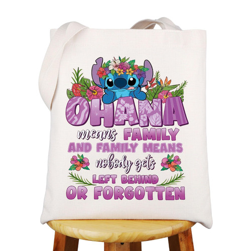 WZMPA Funny Ohana Canvas Tote Bag Hawaii Ohana Fans Gift Ohana Means Family Shoulder Bag Ohana Merchandise (Ohana TG) WZMPA Funny Ohana Canvas Tote Bag Hawaii Ohana Fans Gift Ohana Means Family Shoulder Bag Ohana Merchandise (Ohana TG)
