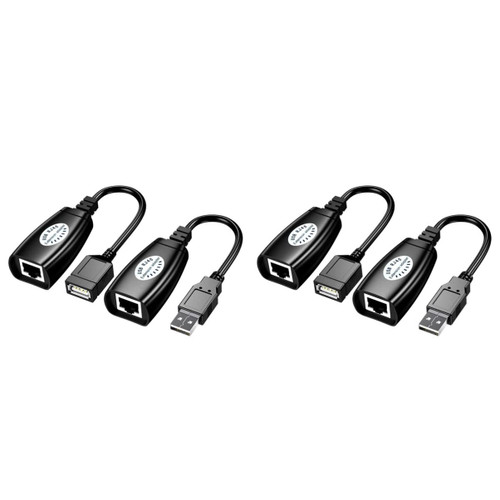 Mobestech 2pcs USB Network Cable Extender Network Extender Cable Ethernet Cable Adapter USB to USB Extension Cord Micro USB Extension Cable Network Adapter Orchestration Active