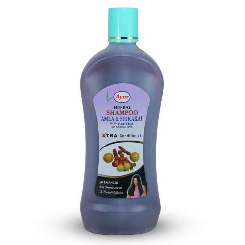 AYUR HERBAL SHAMPOO AMLA & SHIKAKAI WITH REETHA FOR NORMAL SHAMPOO 200ML