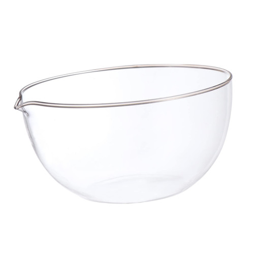 ULTECHNOVO 2 Pcs Evaporating Dish Lab Tools Glass Laboratory Tool Lab Dishes Clear Glass Bowls Ceramic Mixing Bowls Glass Evaporation Dish 4 Quart Glass Bowl Flat Round Bottom Glassware