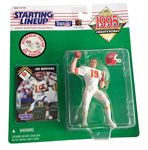 1995 NFL Starting Lineup - Joe Montana - Retirement Edition - Kansas City Chiefs 1995 NFL Starting Lineup - Joe Montana - Retirement Edition - Kansas City Chiefs