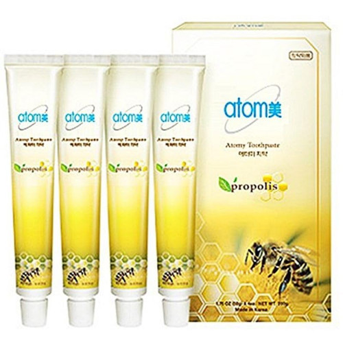 Korean Toothpaste Propolis Bees Dental Oral Care System (50g x 4pcs)