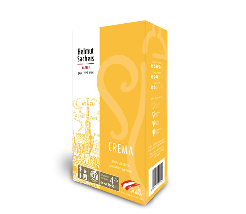 Helmut Sachers Crema Ground Coffee 17.6oz/500g