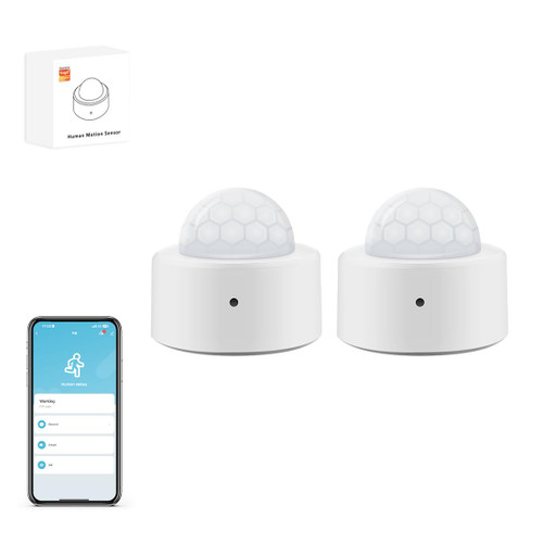 IHSENO ZigBee3.0 Motion Sensor PIR Motion Detector Tuya Smart Home Sensor with App Alerts Security Alarm Group Control Wireless 2.4GHz WiFi Motion Detection Sensor (1)
