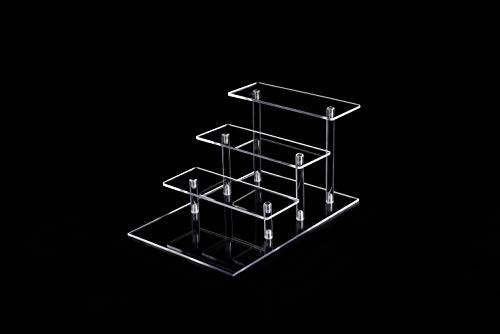 ihomecooker Clear Acrylic Display Riser Sunglass Display Action Figure Stand Jewelry Stand Display